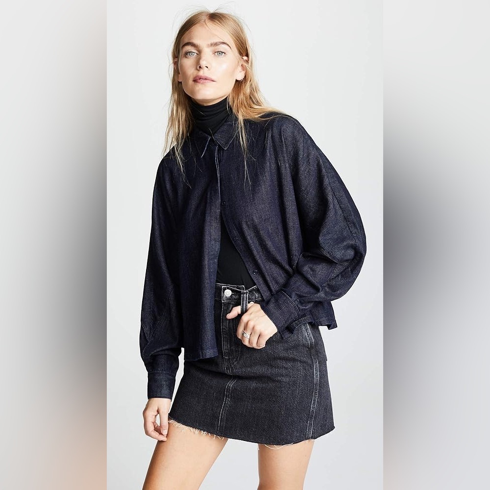 Adriano Goldschmied Women’s Acoustic Chambray Button Up Shirt